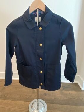 Crewcuts Navy Blue Jacket With Gold Buttons - EUC